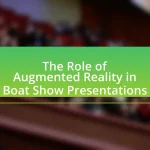 The Role of Augmented Reality in Boat Show Presentations